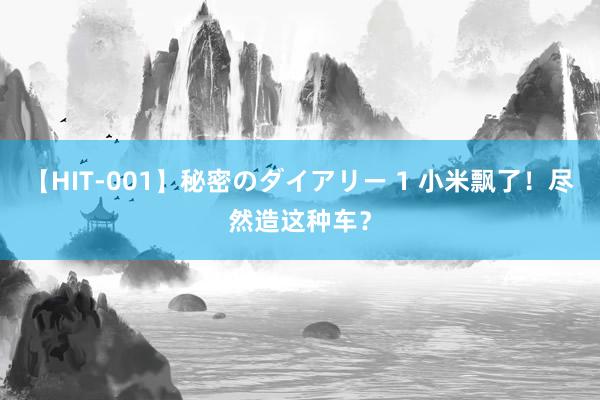 【HIT-001】秘密のダイアリー 1 小米飘了！尽然造这种车？