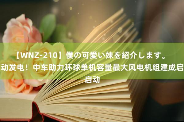 【WNZ-210】僕の可愛い妹を紹介します。 启动发电！中车助力环球单机容量最大风电机组建成启动