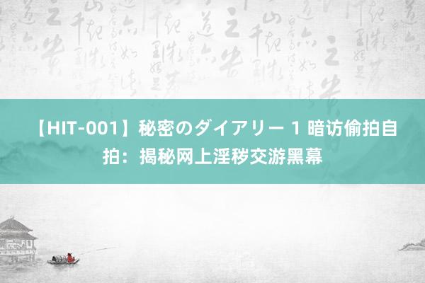 【HIT-001】秘密のダイアリー 1 暗访偷拍自拍：揭秘网上淫秽交游黑幕