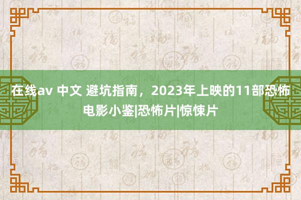 在线av 中文 避坑指南，2023年上映的11部恐怖电影小鉴|恐怖片|惊悚片