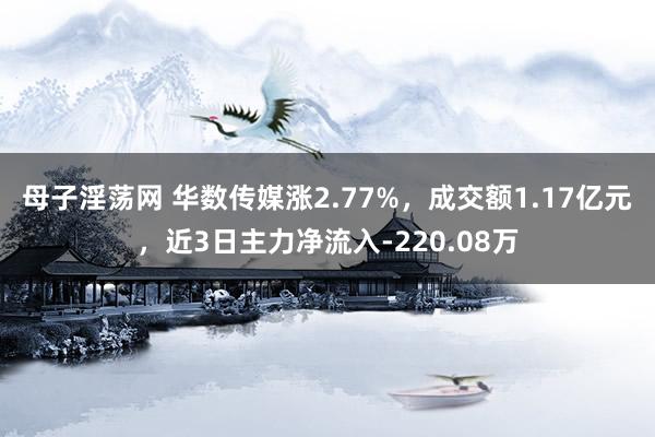 母子淫荡网 华数传媒涨2.77%，成交额1.17亿元，近3日主力净流入-220.08万